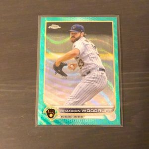 Tipps Chrome Brandon Woodruff aqua refractor 131/199